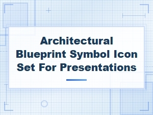 Architectural Blueprint Symbol Icon Set for Professional Presentations